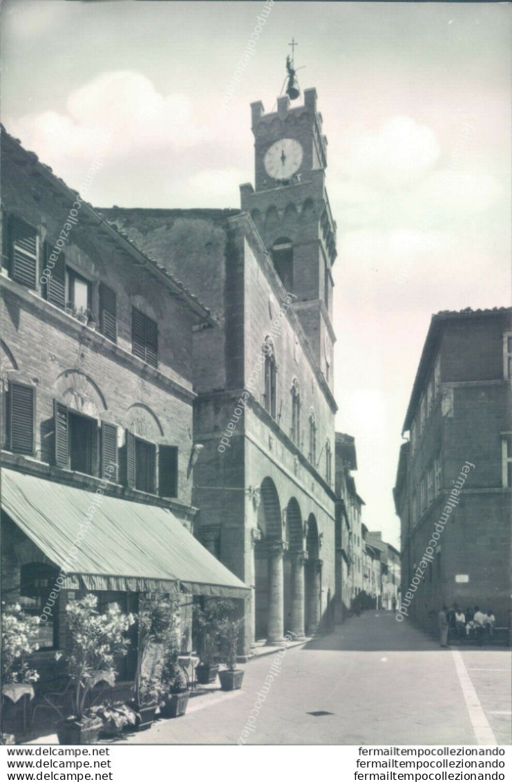 Z280 Cartolina Pienza Palazzo Pubblico Provincia Di Siena - Siena