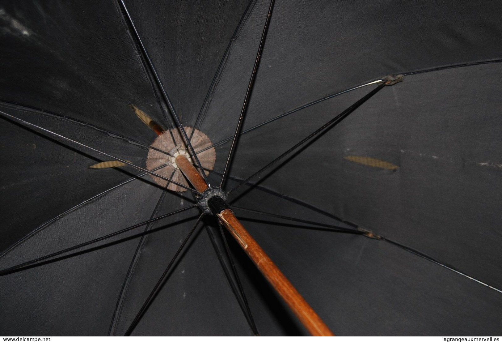 E1 Ancienne Ombrelle - Parapluie - Rare - 50' - Vintage - Sombrillas & Paraguas