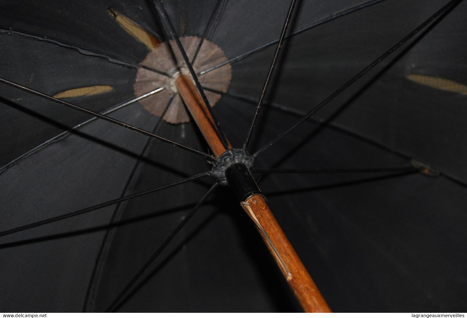 E1 Ancienne Ombrelle - Parapluie - Rare - 50' - Vintage - Sombrillas & Paraguas