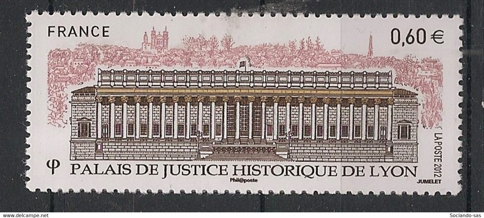 FRANCE - 2012 - N°YT. 4696 - Palais De Justice De Lyon - Neuf Luxe ** / MNH / Postfrisch - Ungebraucht