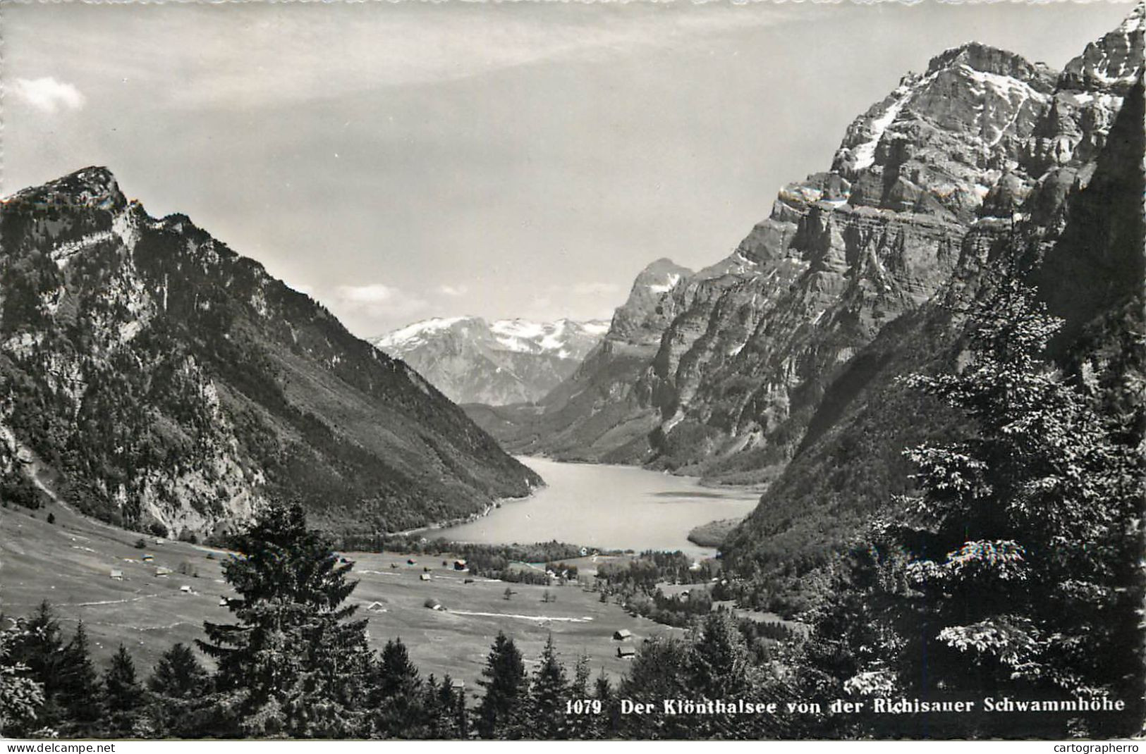 Postcard Switzerland Der Klonthalsee - Otros & Sin Clasificación