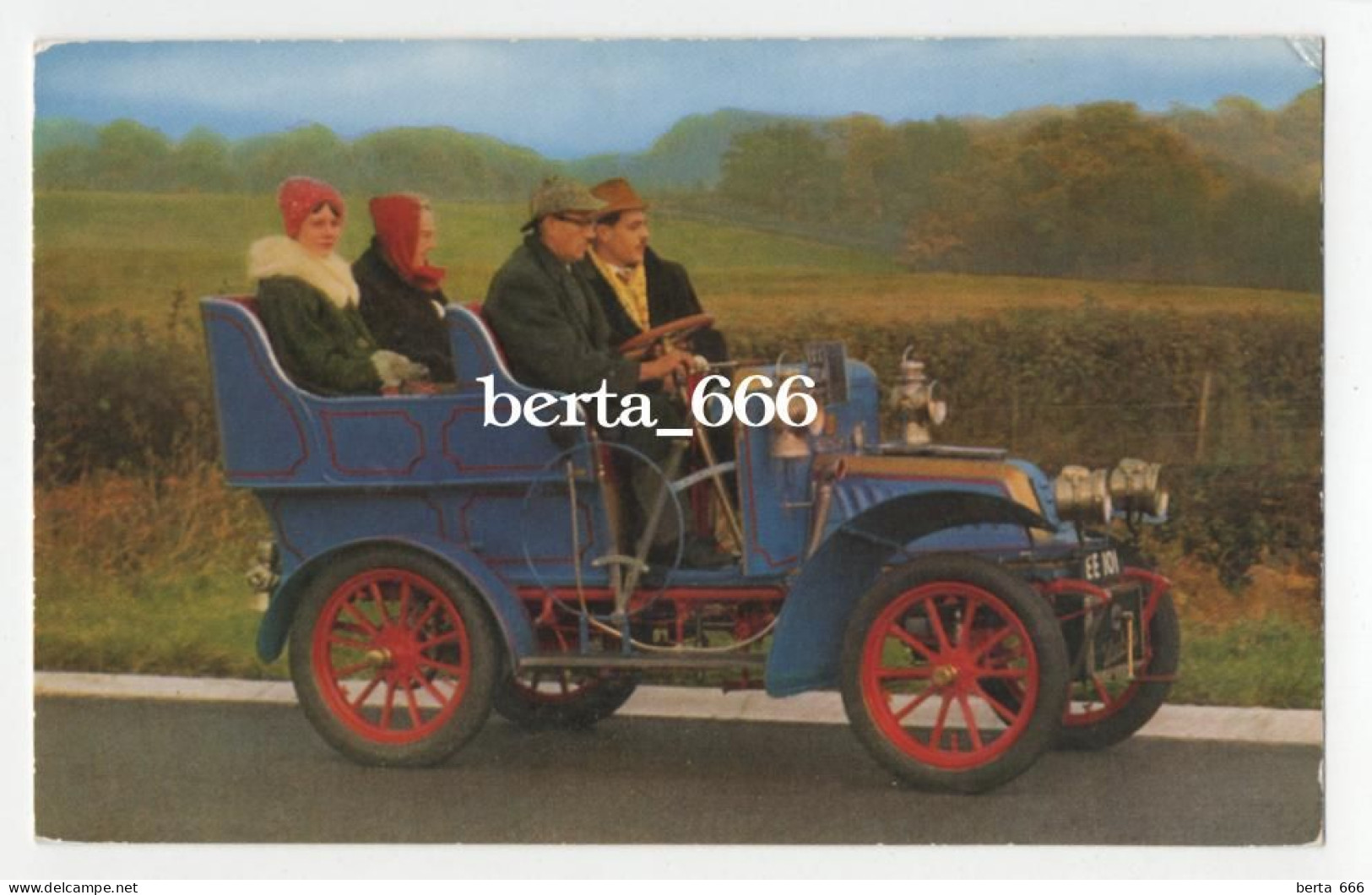 1904 DE DION BOUTON * Salmon Unused Postcard (5799) - Passenger Cars