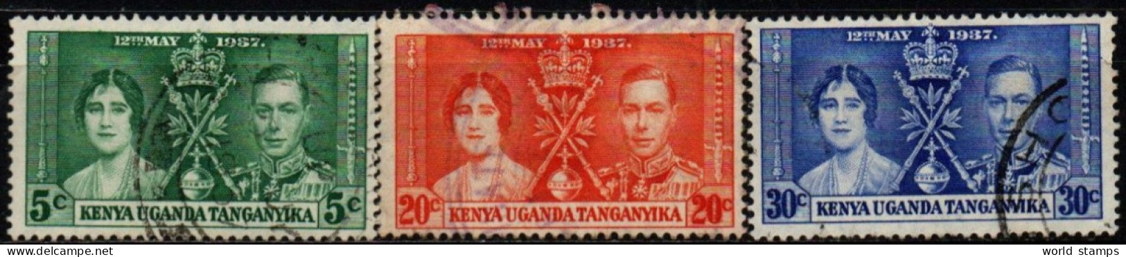 K.U.T. 1937 O - Kenya, Ouganda & Tanganyika