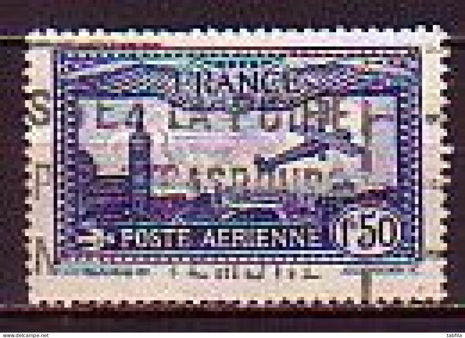 FRANCE - 1930 - Avion Survolant Marseille - 1.50Fr (O) Yv PA 6 - Aerei