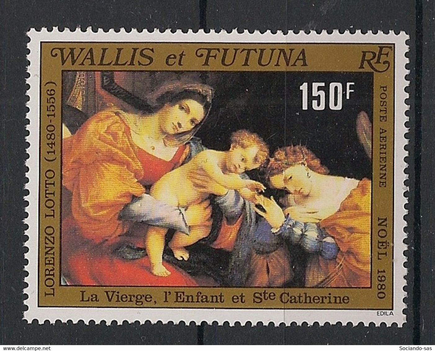 WALLIS ET FUTUNA - 1980 - PA N°YT. 107 - Tableau / Lotto - Neuf Luxe ** / MNH / Postfrisch - Unused Stamps