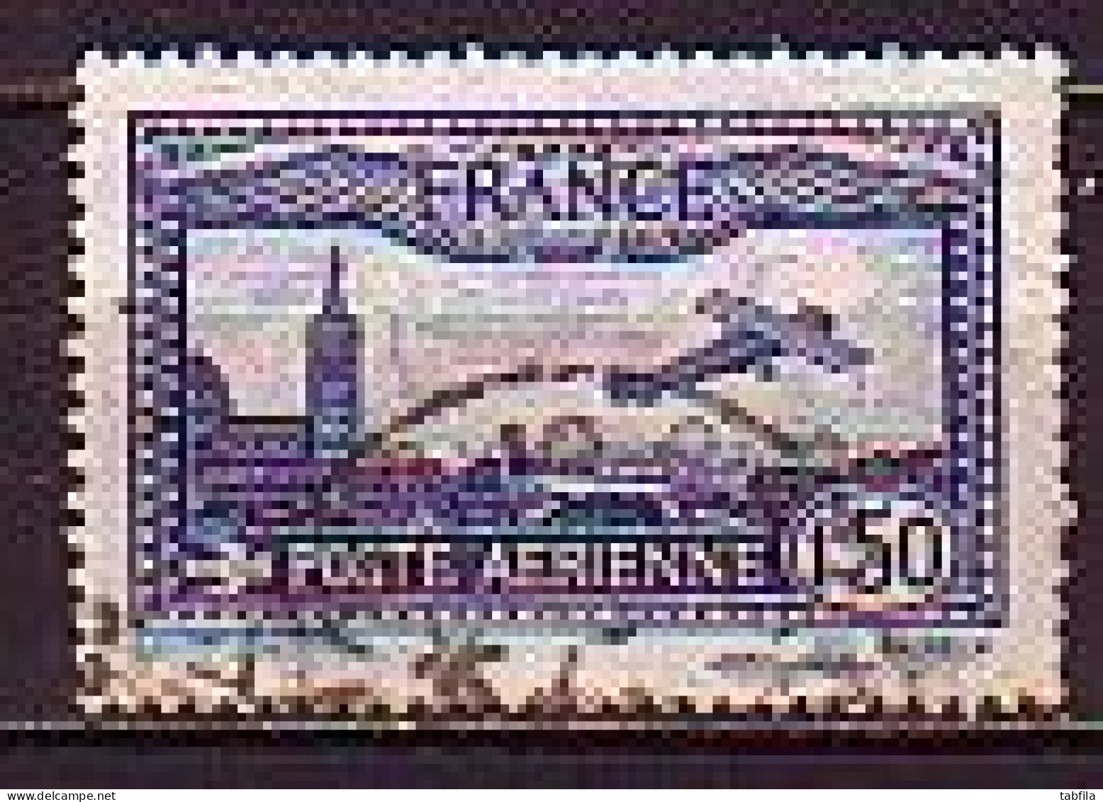 FRANCE - 1930 - Avion Survolant Marseille - 1.50Fr (O) Yv PA 6 - Airplanes