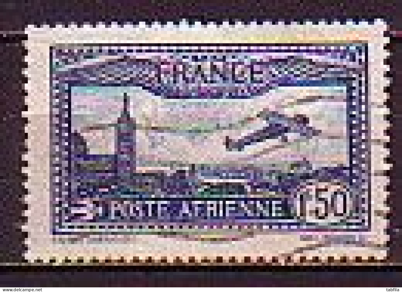 FRANCE - 1930 - Avion Survolant Marseille - 1.50Fr (O) Yv PA 6 - Flugzeuge