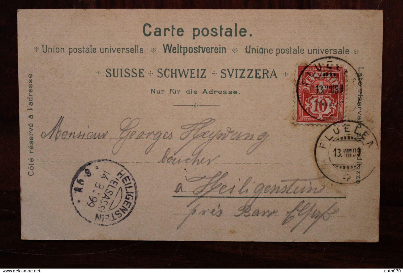 AK 1899 Cpa Gruss Aus Gruß Flüelen Litho Schweiz Switzerland Suisse Elsass Alsace - Flüelen