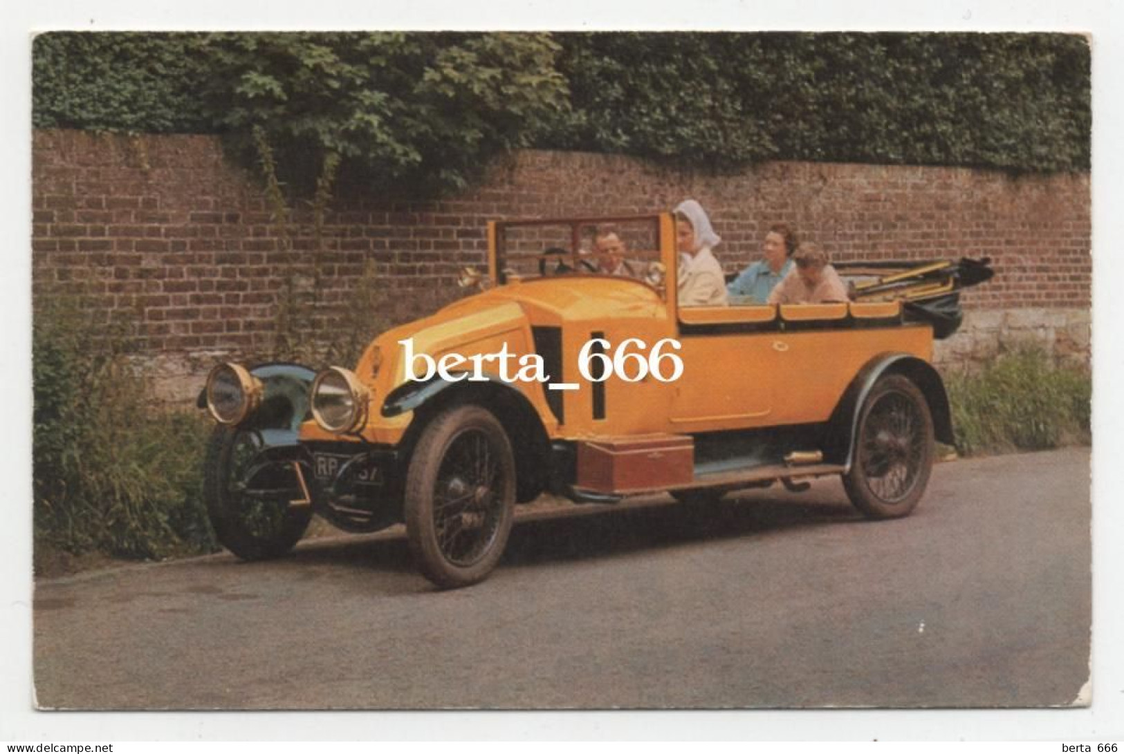 1912 SCHNEIDER Cabriolet * Salmon Unused Postcard (5804) - Toerisme