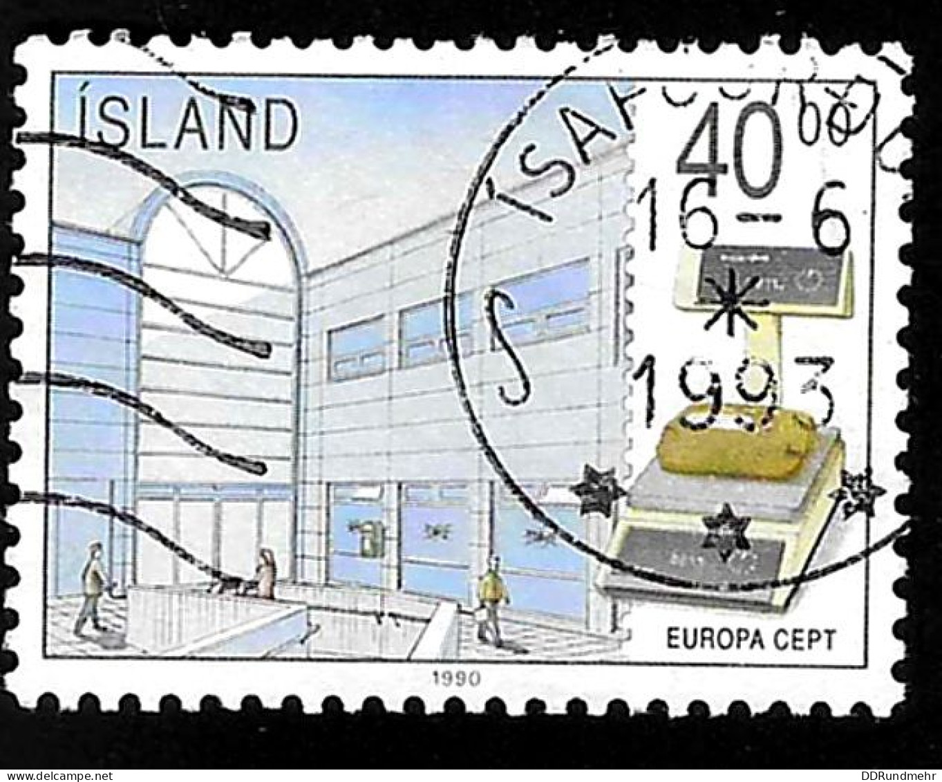 1990 Europa Michel IS 727 Stamp Number IS 699 Yvert Et Tellier IS 680 Stanley Gibbons IS 754 Used - Gebruikt