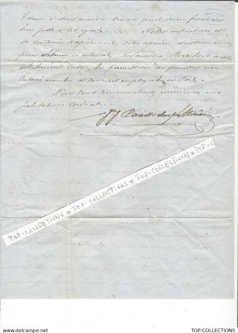 1847  LETTRE Vve Ravaille  Dupré St Martin De Rhé  Ré Charente Pour Bordeaux Navire « La Caraquena » Navigation Naufrage - 1800 – 1899