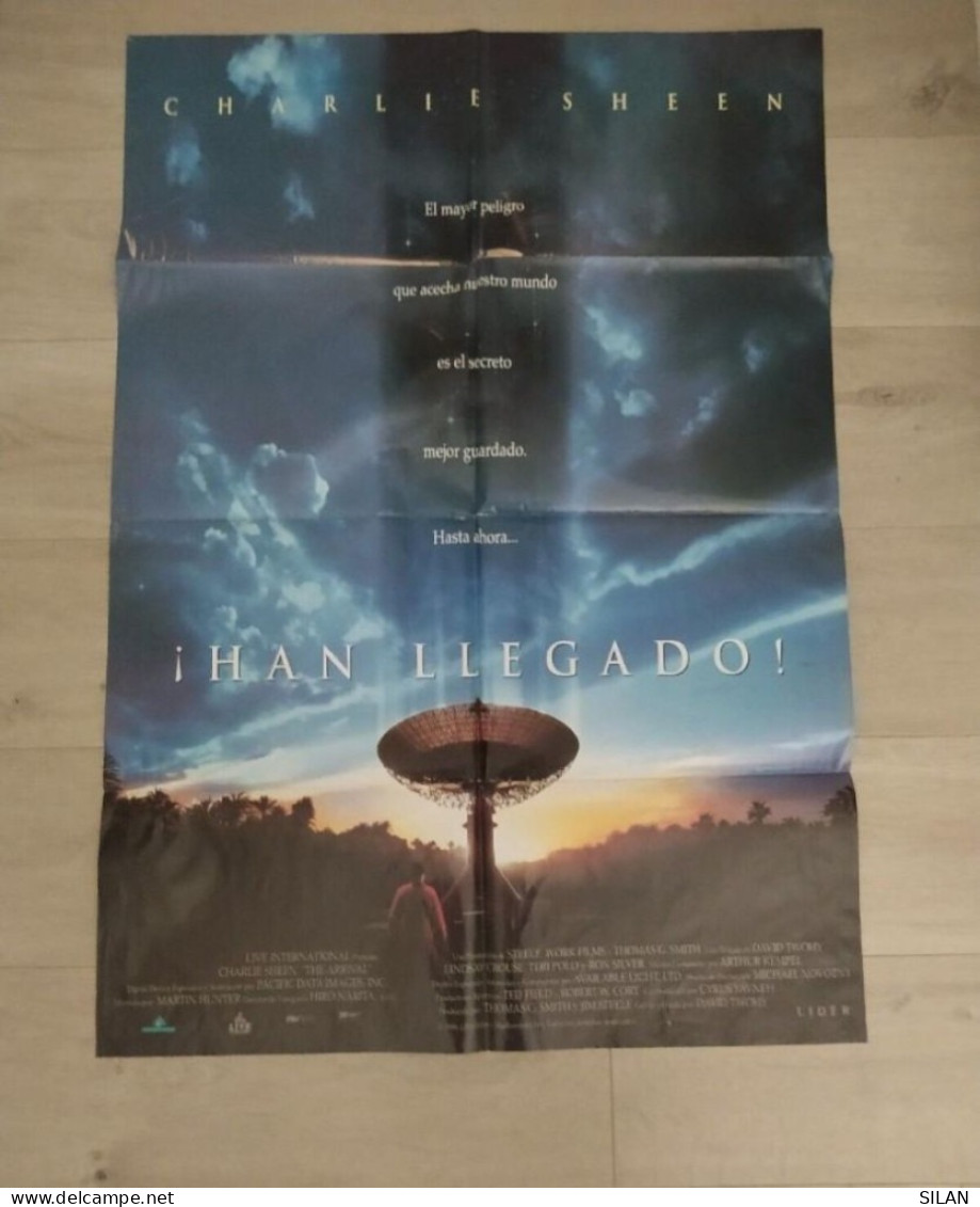 Cartel Original De Cine Del Estreno Han Llegado 1996 The Arrival Affiche Originale Du Film Pour La Première - Sonstige Formate