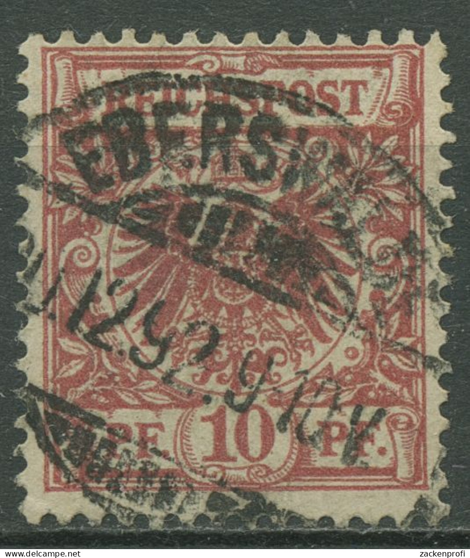 Deutsches Reich 1889 Krone/Adler 47 B Gestempelt Geprüft - Oblitérés
