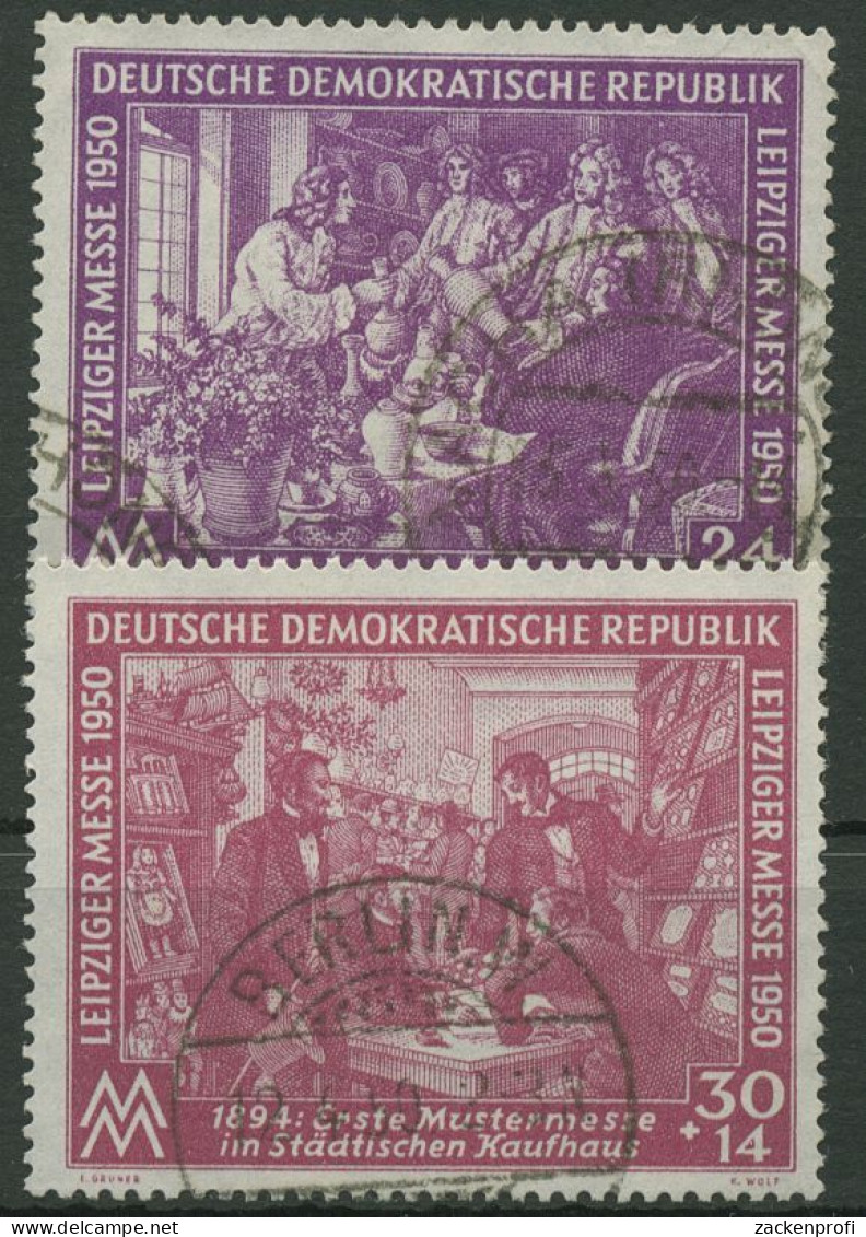 DDR 1950 Leipziger Frühjahrsmesse 248/49 Gestempelt - Gebraucht