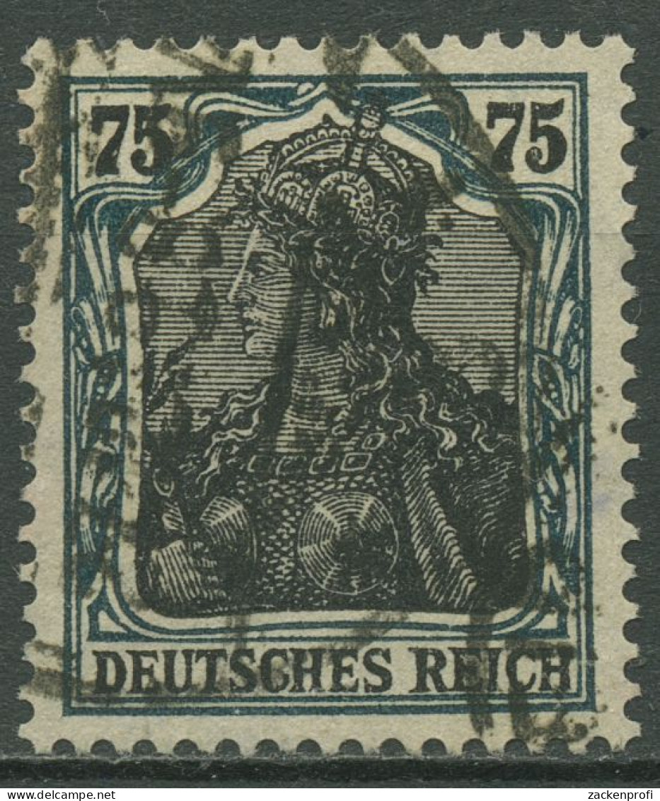 Deutsches Reich 1918 Germania 104 A Gestempelt Geprüft - Usados