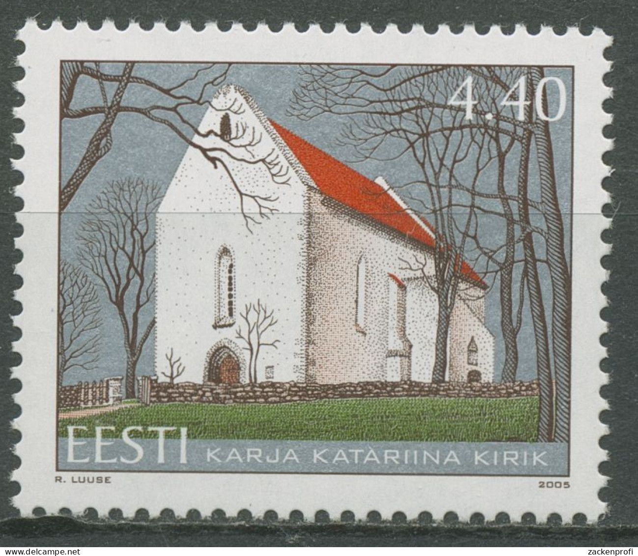 Estland 2005 St.-Katharinen-Kirche Karja 526 Postfrisch - Estonia