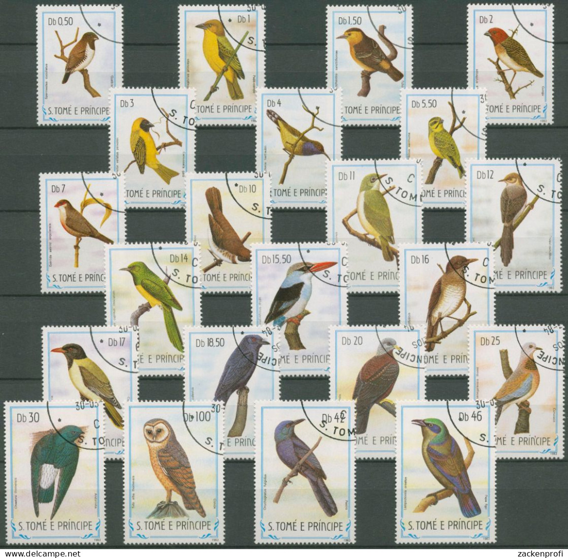 Sao Tomé Et Principe 1983 Vögel 879/00 Gestempelt (SG31432) - Altri - Africa