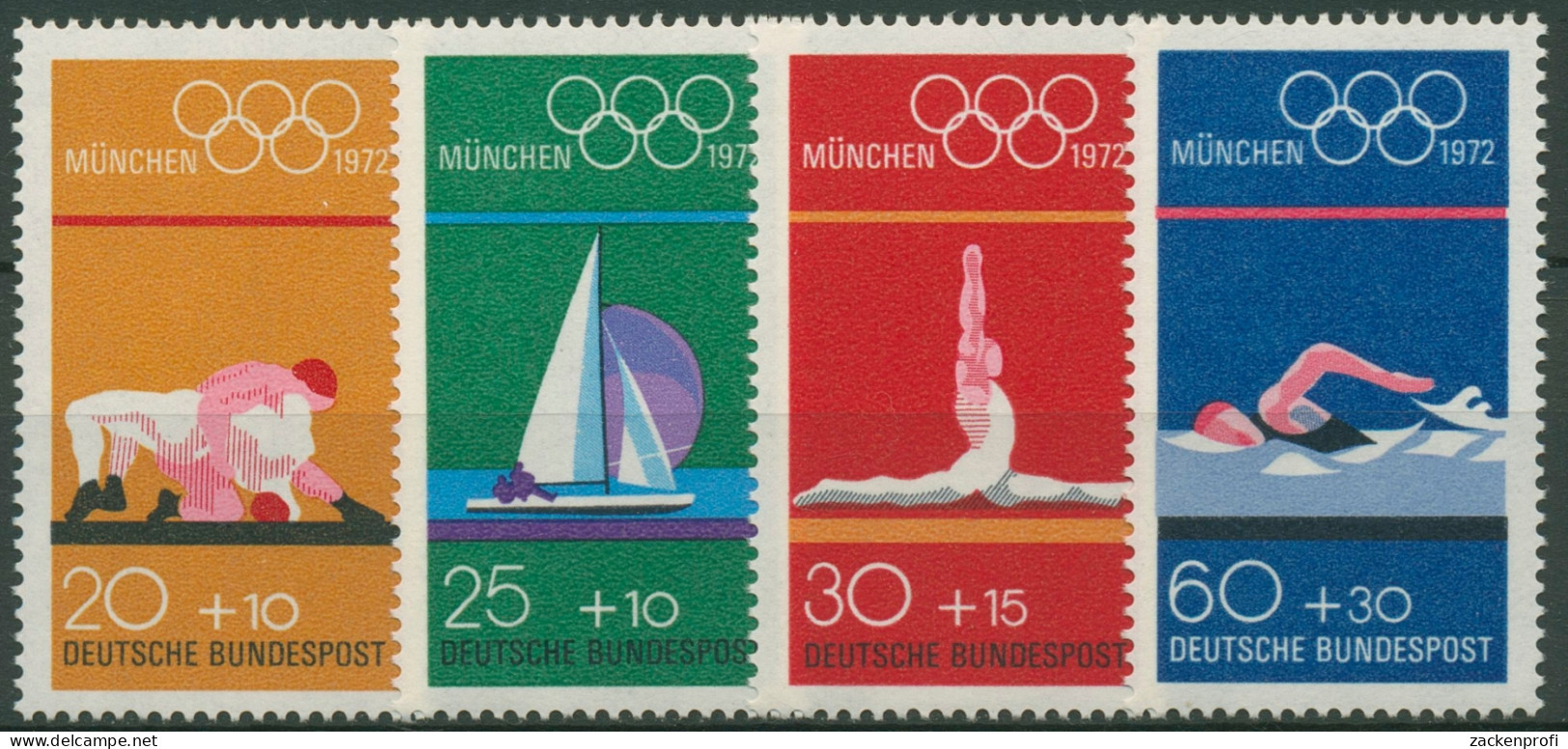 Bund 1972 Olympia Sommerspiele München 719/22 Postfrisch - Unused Stamps