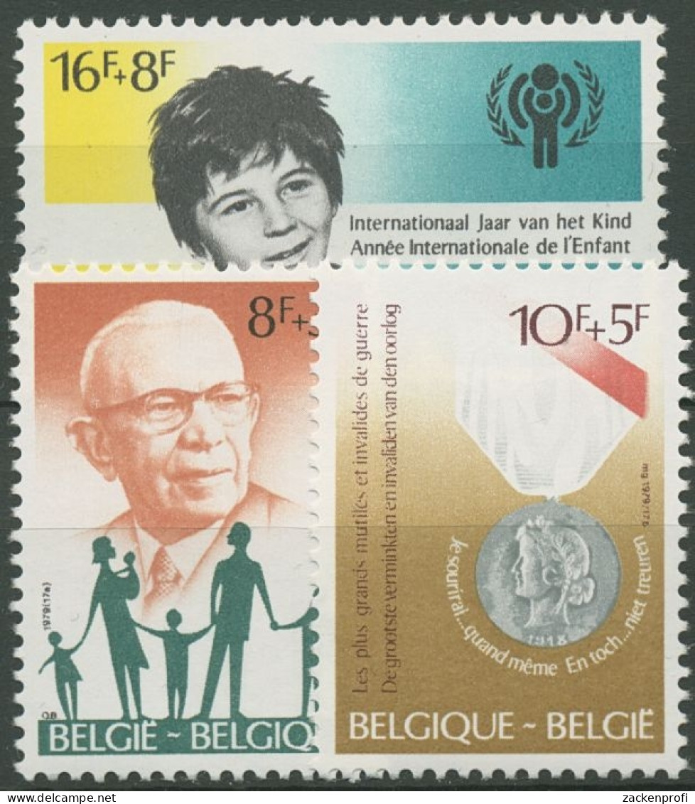 Belgien 1979 Jahr Des Kindes Sozialminister Heyman 2007/09 Postfrisch - Nuevos