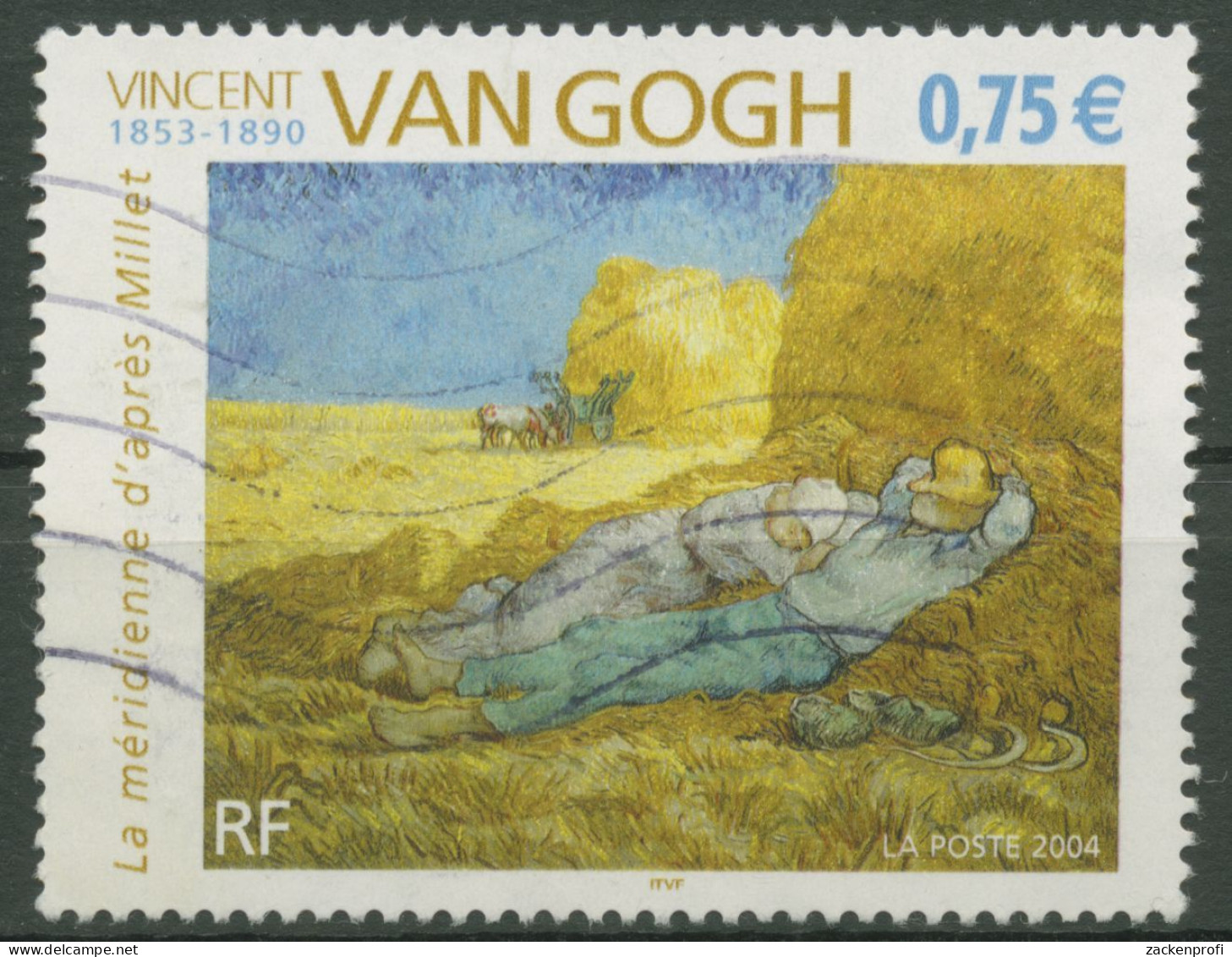 Frankreich 2004 Gemälde Vincent Van Gogh 3838 Gestempelt - Usati