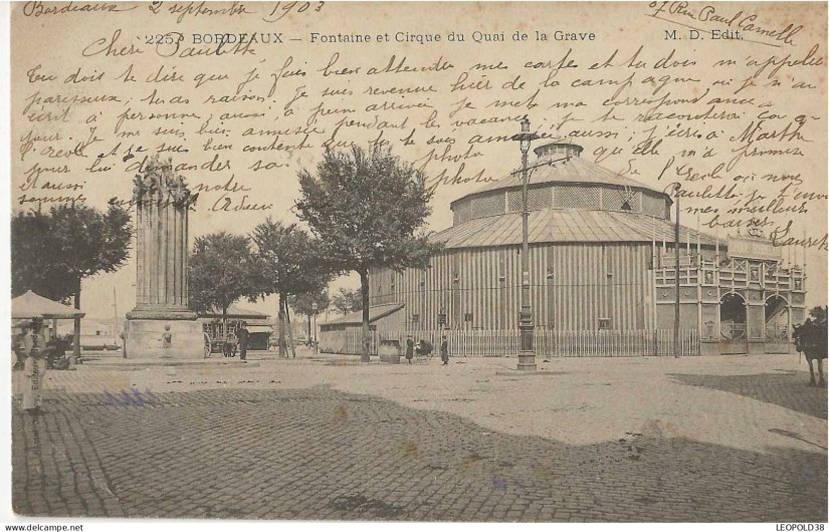 Bordeaux Fontaine Et Cirque - Bordeaux