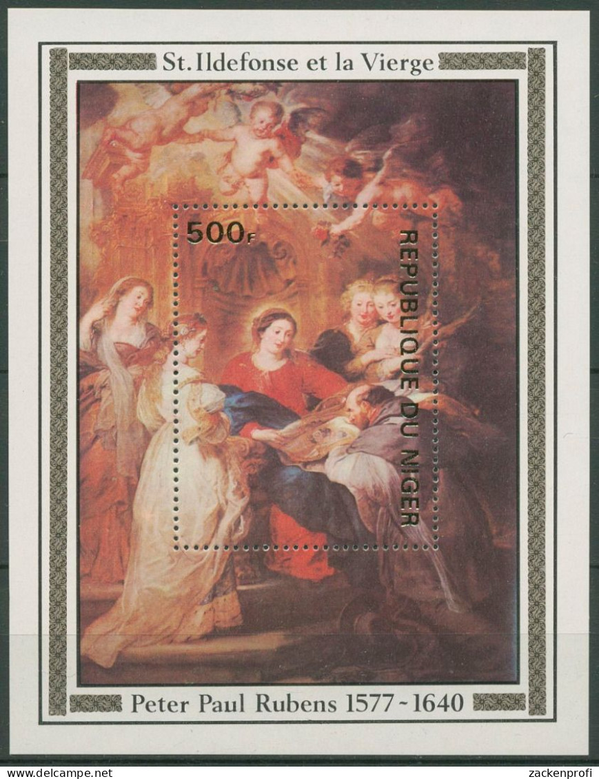 Niger 1978 Peter Paul Rubens Gemälde Block 19 Postfrisch (C62520) - Niger (1960-...)