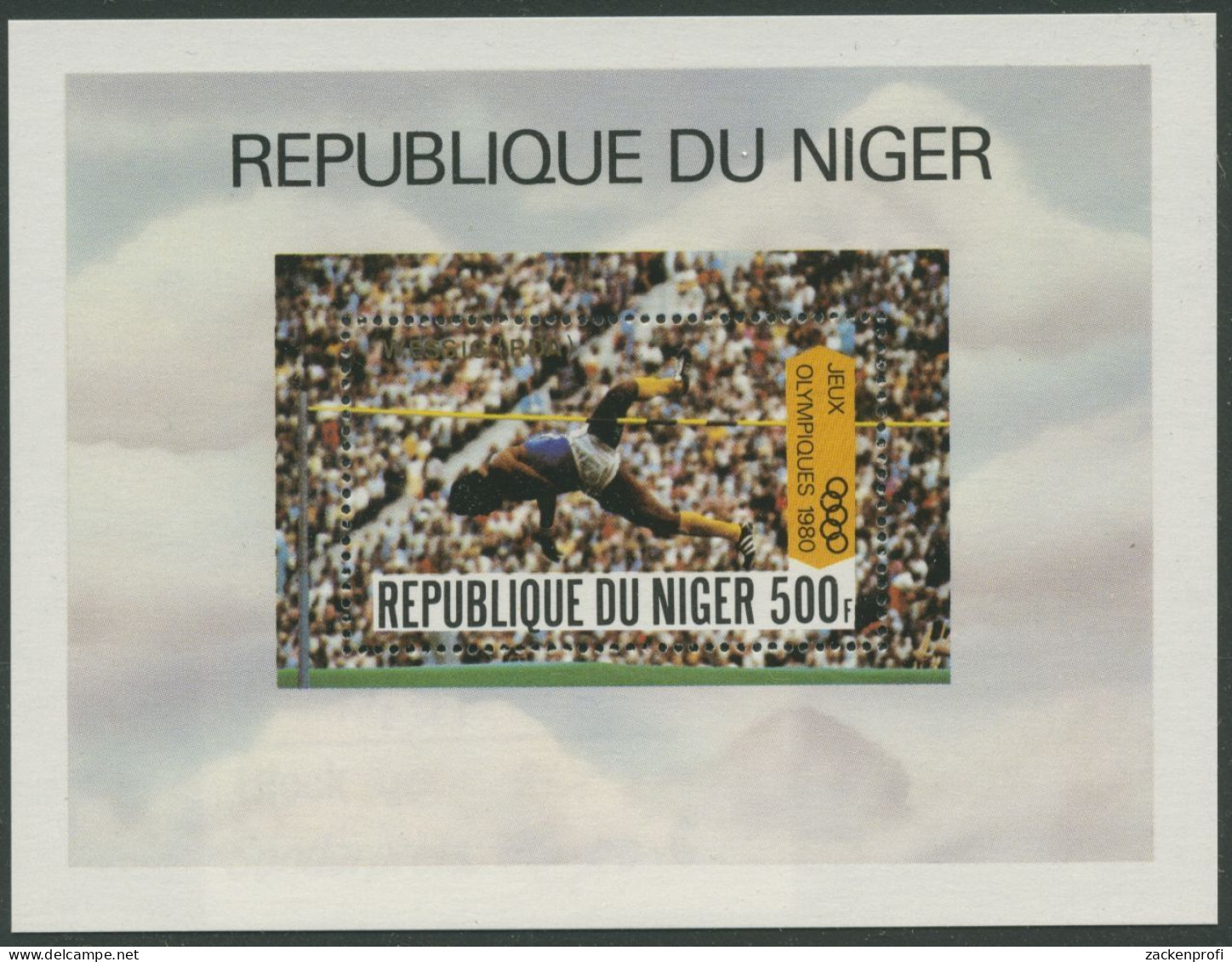 Niger 1980 Olympische Sommerspiele Moskau Block 30 Postfrisch (C62513) - Niger (1960-...)