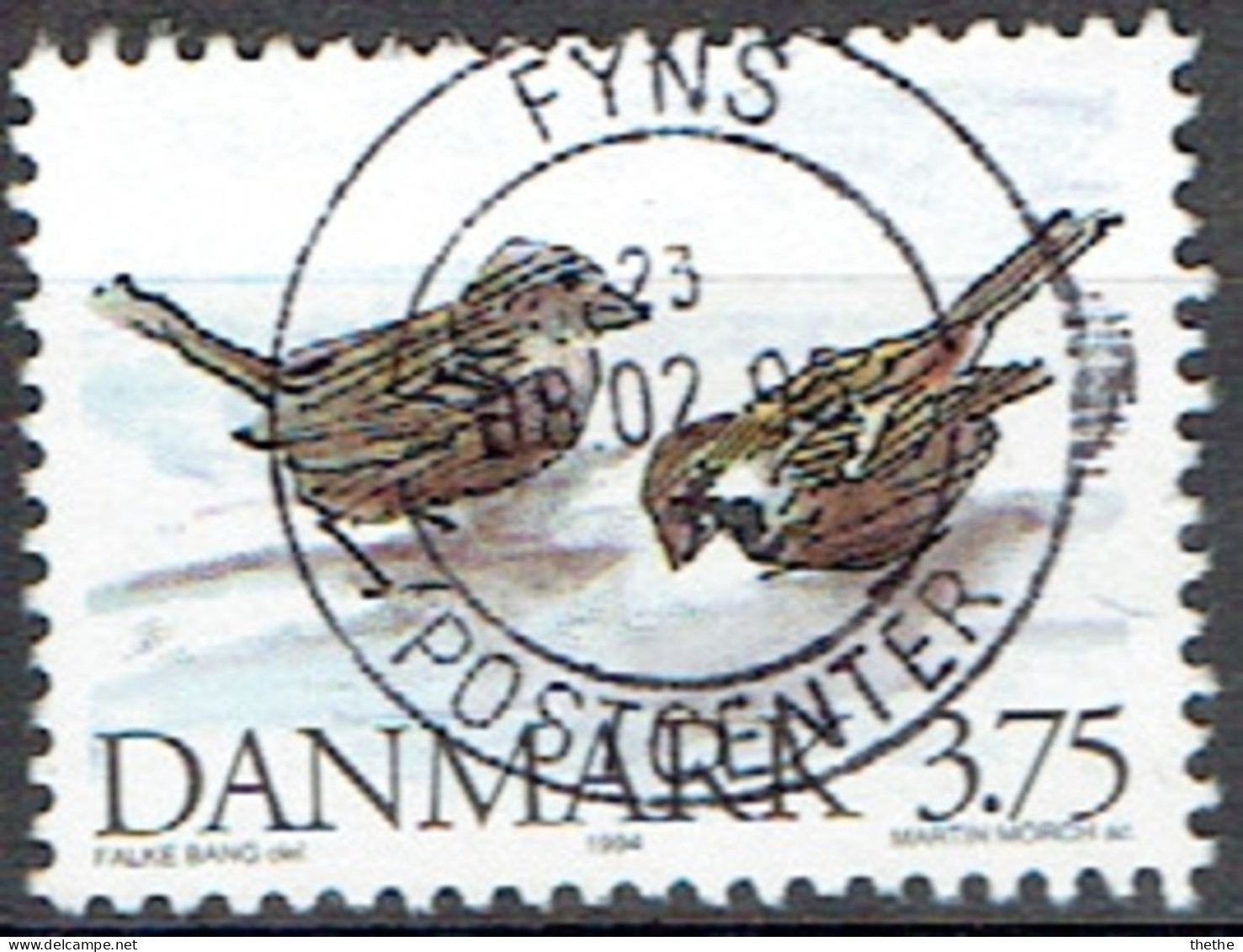 DANEMARK - Moineau Domestique (Passer Domesticus) - Used Stamps