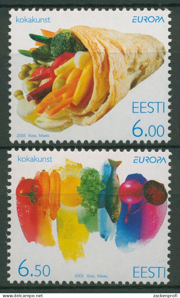 Estland 2005 Europa CEPT Gastronomie 515/16 Postfrisch - Estland