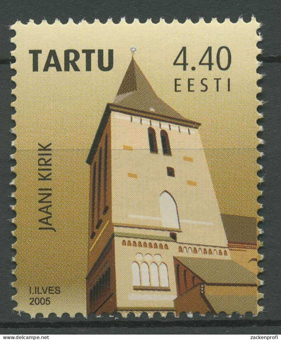 Estland 2005 Stadt Tartu Kirche 522 Postfrisch - Estonie