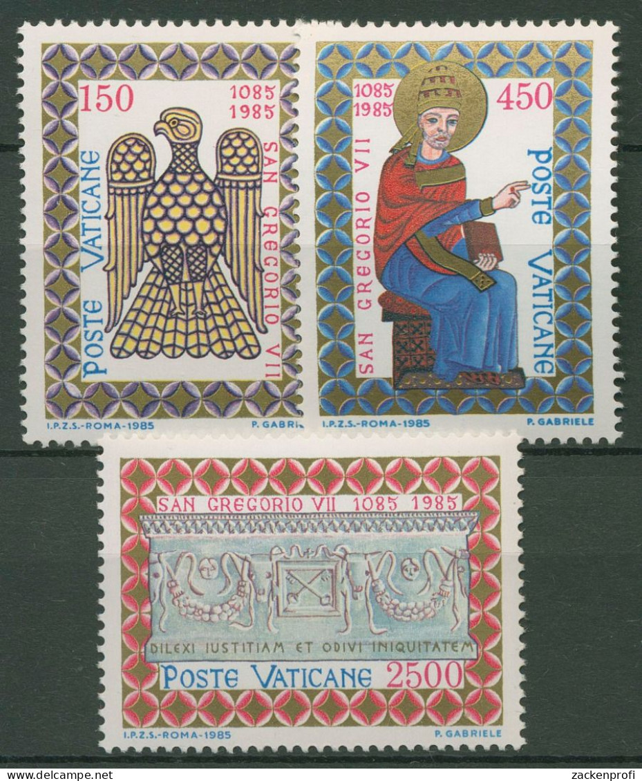 Vatikan 1985 Papst Gregor VII. 873/75 Postfrisch - Ungebraucht