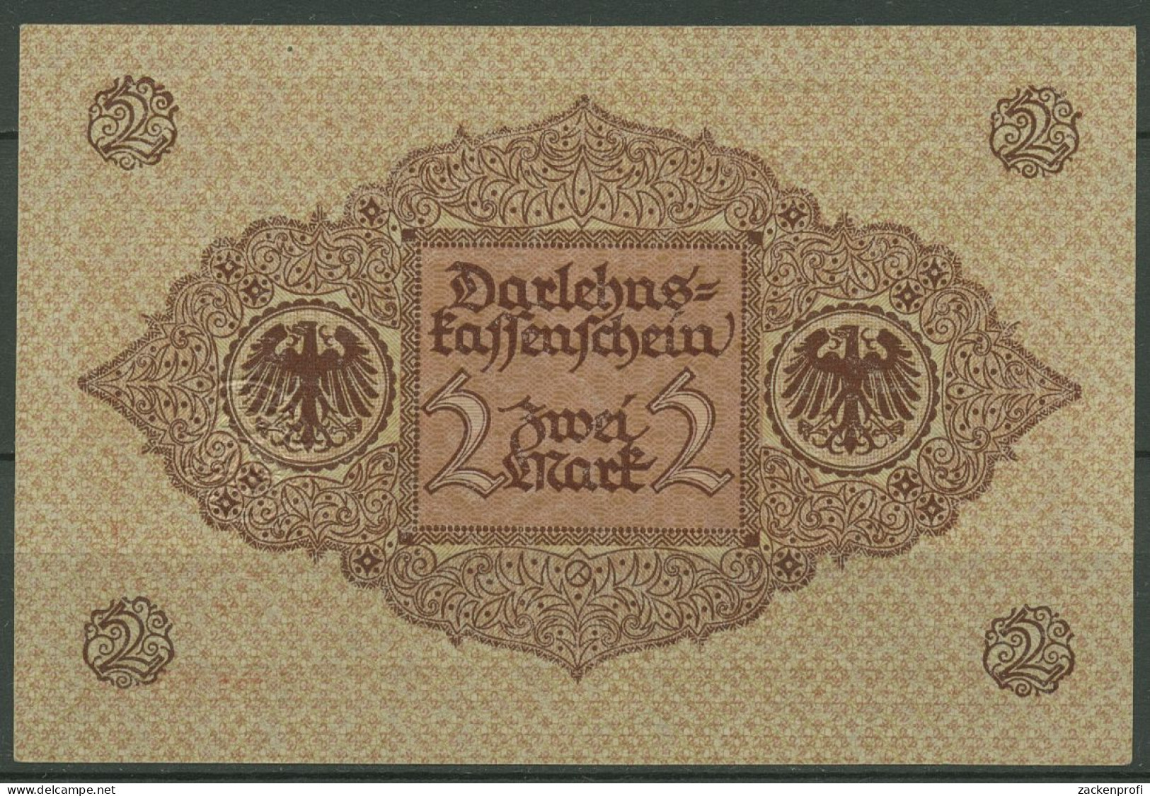 Dt. Reich 2 Mark 1920, DEU-191 Kassenfrisch (K1080) - Bestuur Voor Schulden