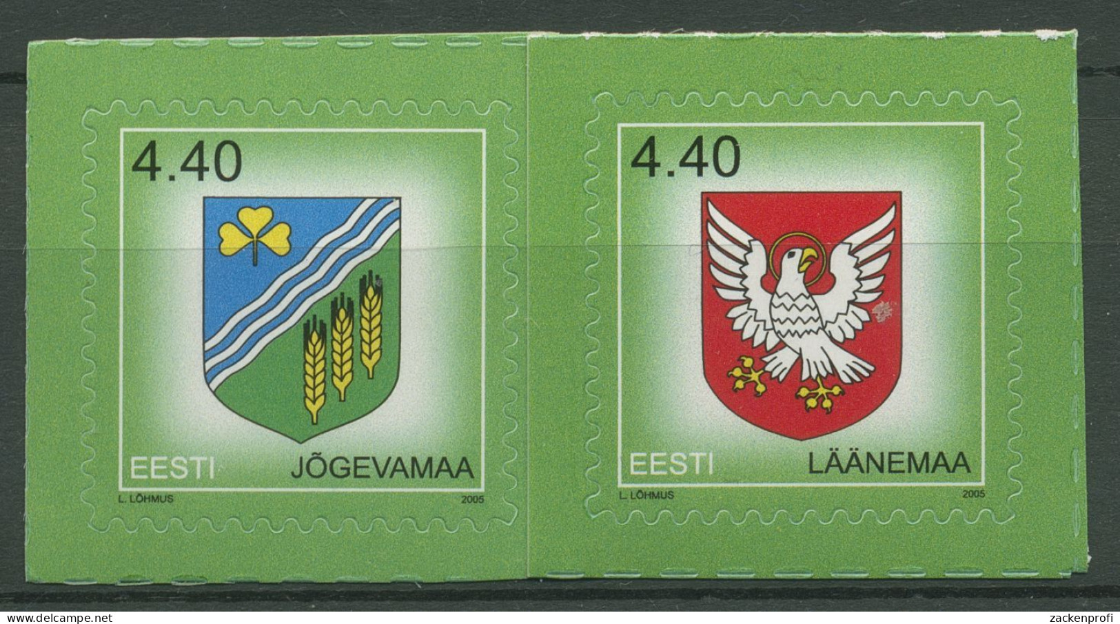 Estland 2005 Wappen Der Bezirke 523/24 Postfrisch - Estland