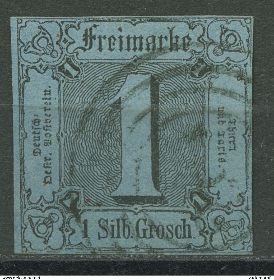 Thurn Und Taxis 1853 1 Silbergroschen 11 B Gestempelt - Altri & Non Classificati