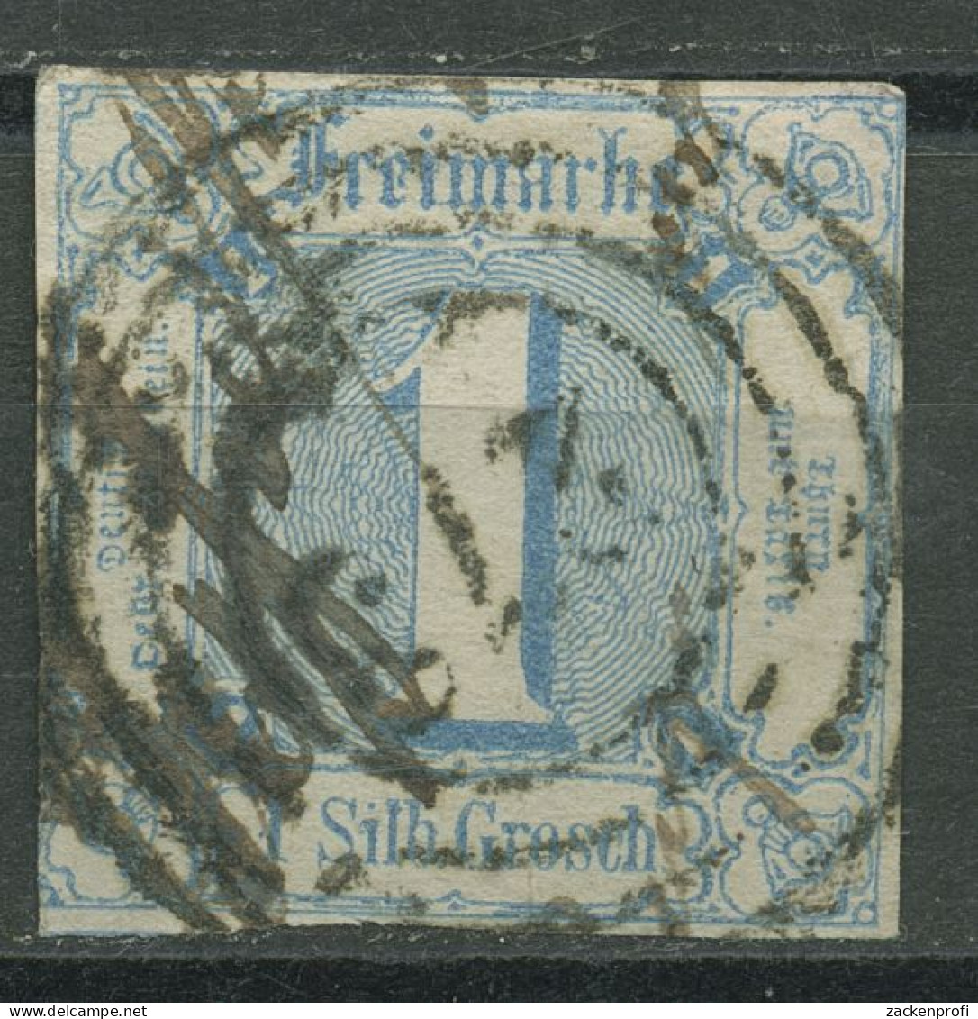 Thurn Und Taxis 1859/61 1 Sgr. 15 Gestempelt - Sonstige & Ohne Zuordnung