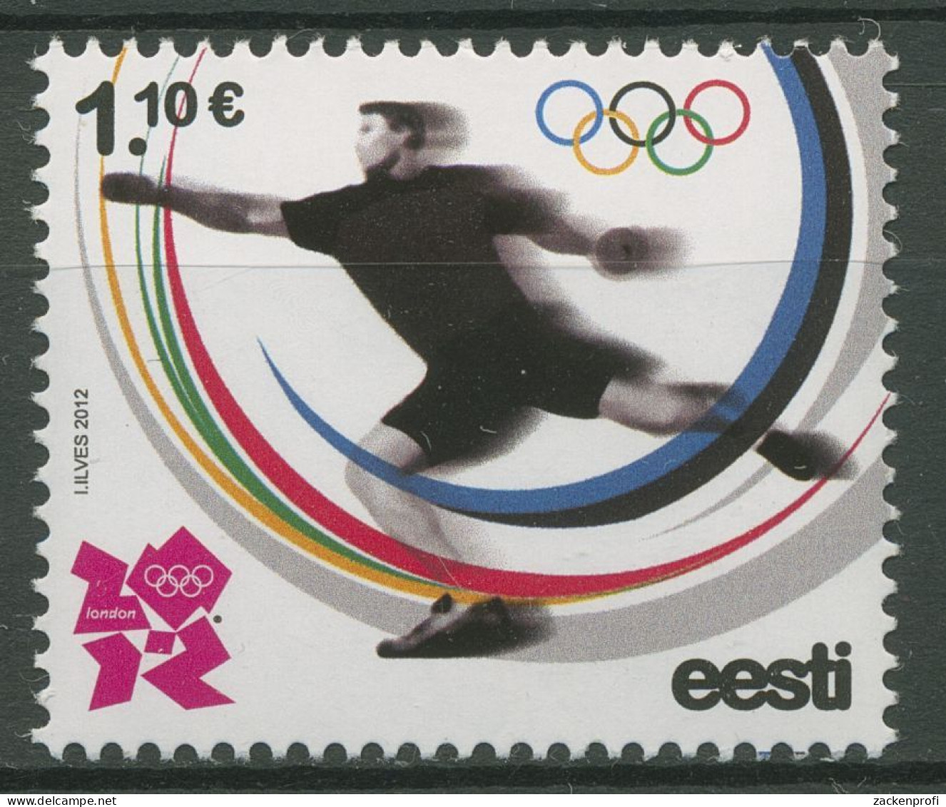 Estland 2012 Olympische Sommerspiele London 736 Postfrisch - Estonia