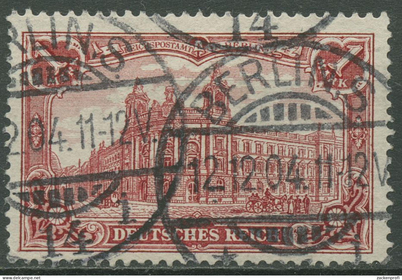 Deutsches Reich 1902 Reichspostamt Berlin Ohne WZ, 78 Ab Gestempelt Geprüft - Usados
