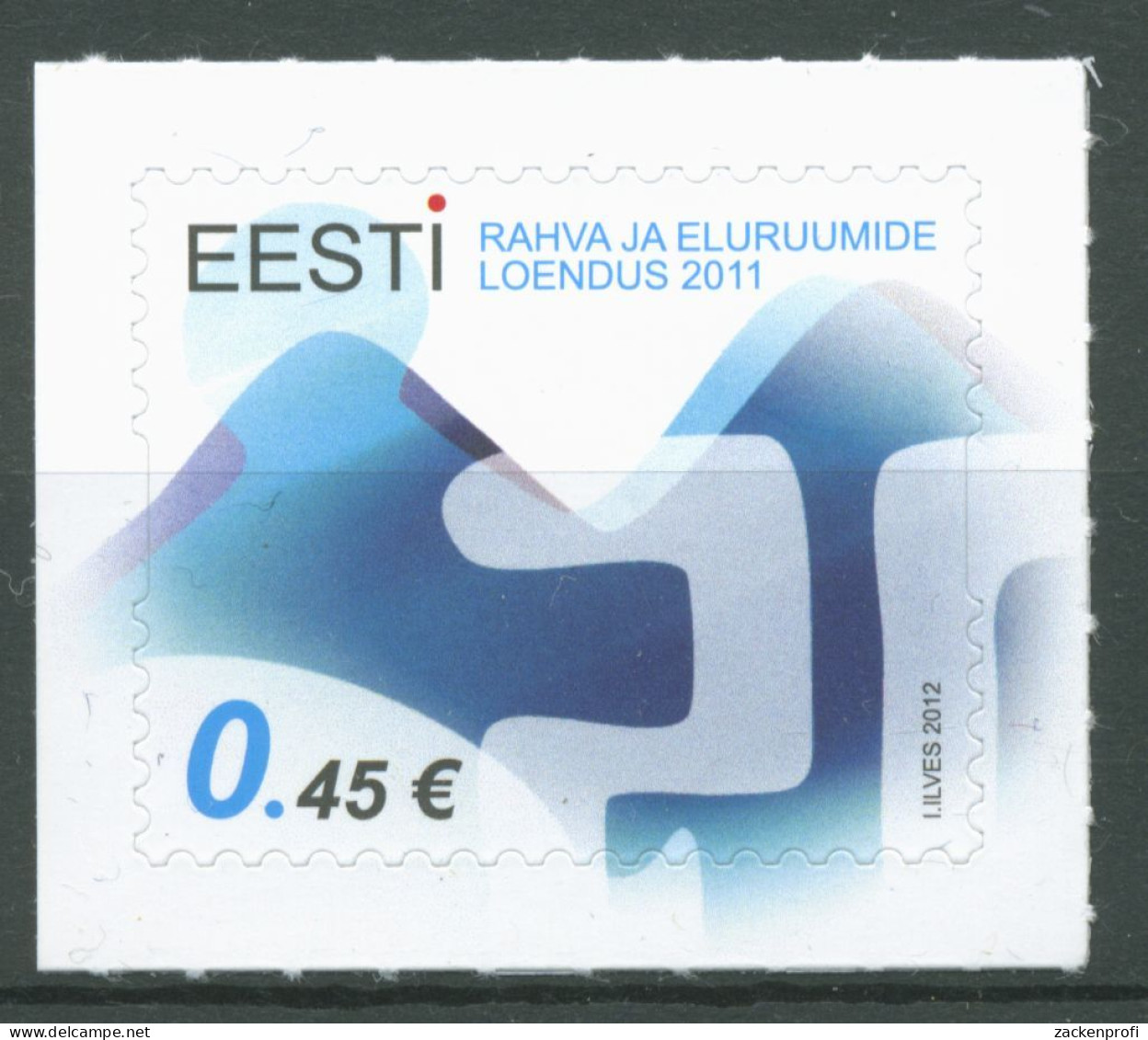 Estland 2012 Volkszählung 720 Postfrisch - Estonia