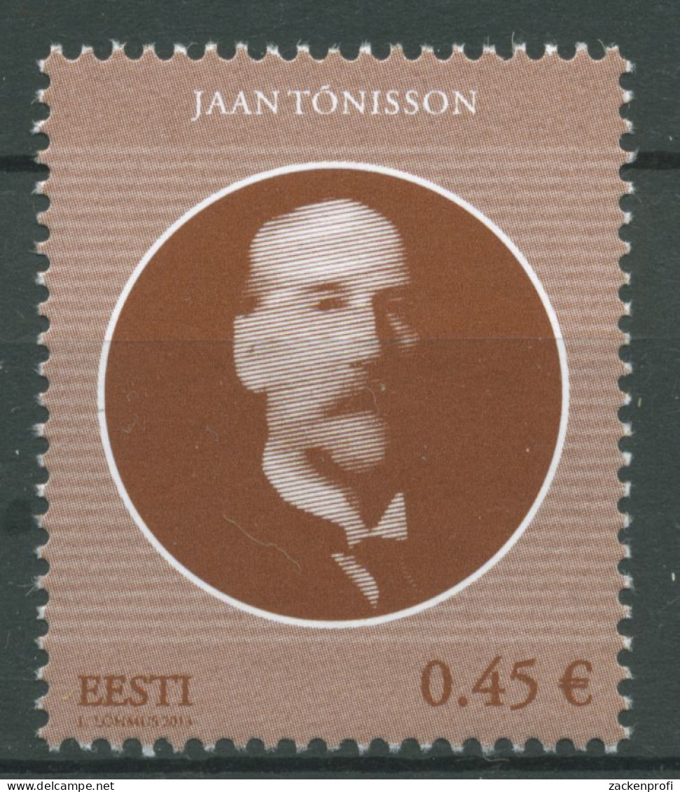 Estland 2013 Persönlichkeiten Staatsoberhaupt Jaan Tonisson 781 Postfrisch - Estland