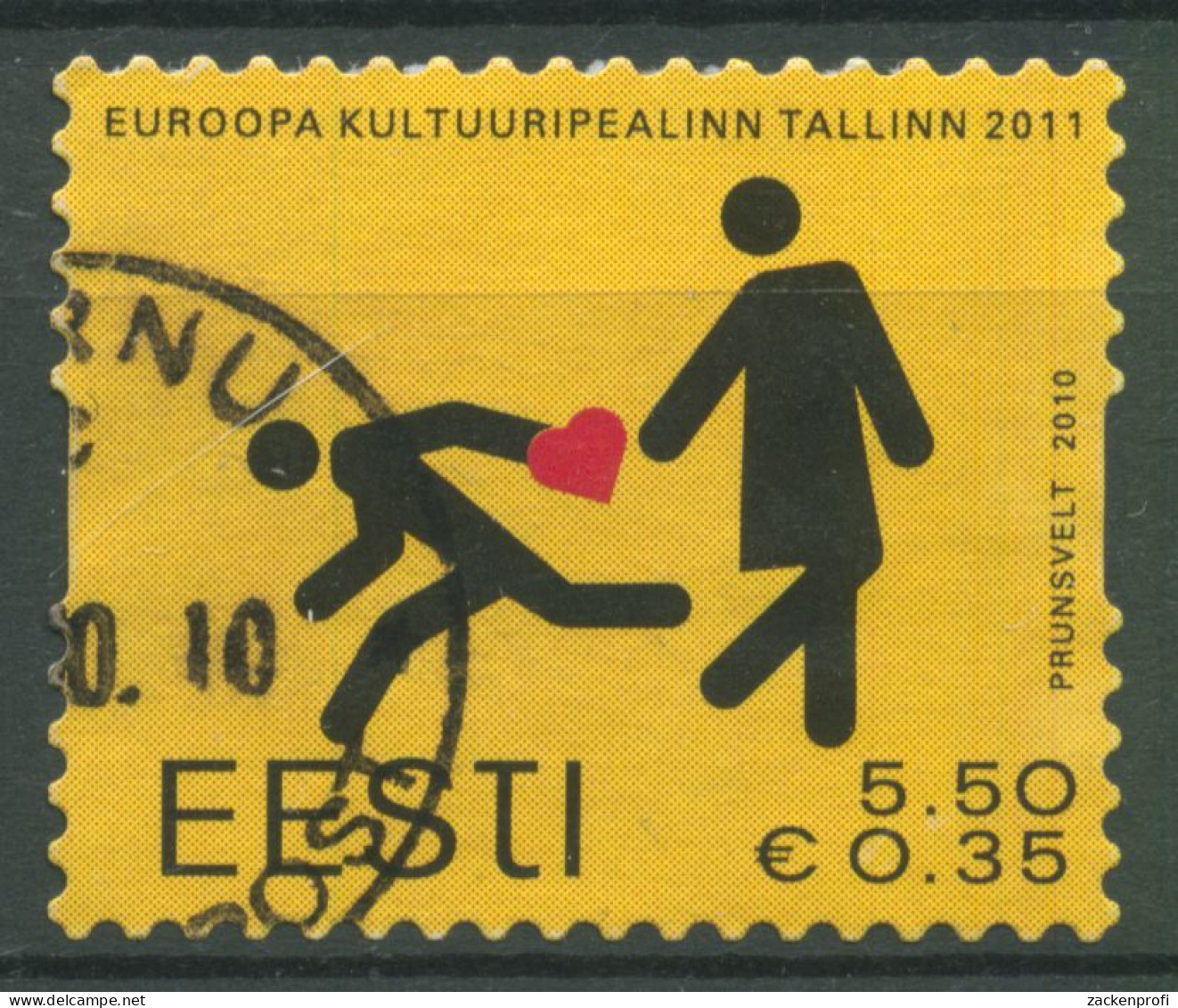 Estland 2010 Kulturhauptstadt Europas Tallin 672 Gestempelt - Estonie