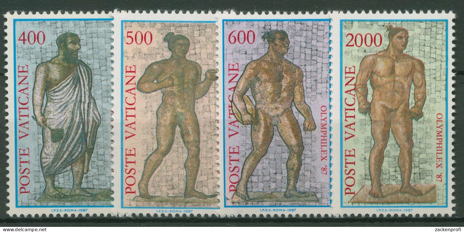 Vatikan 1987 OLYMPHILEX'87 Rom Mosaiken 916/19 Postfrisch - Nuovi