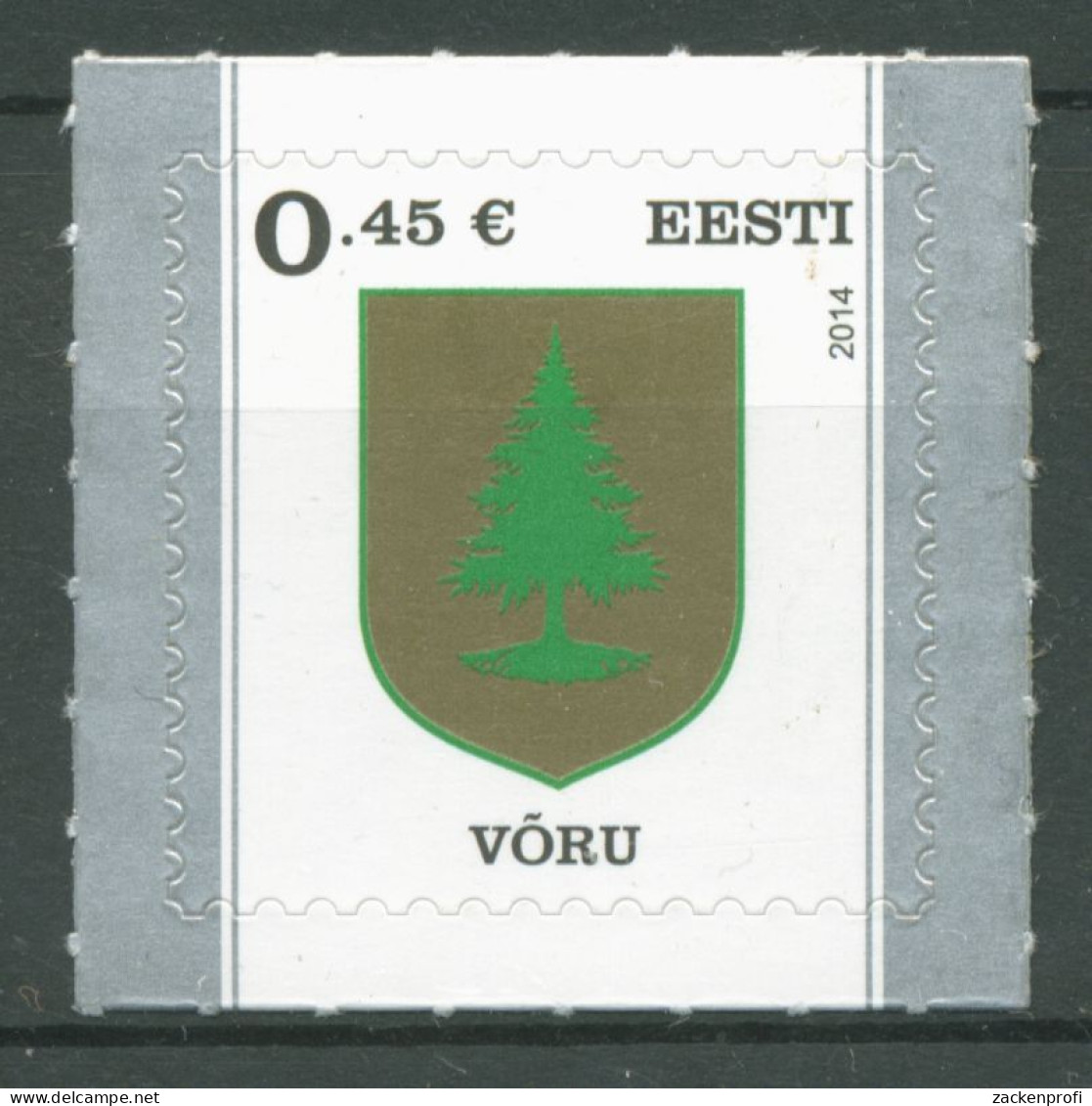 Estland 2014 Stadtwappen 787 Postfrisch - Estonia