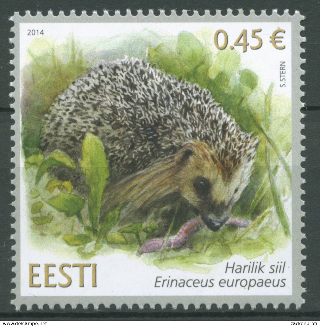 Estland 2014 Tiere Der Igel 796 Postfrisch - Estonie