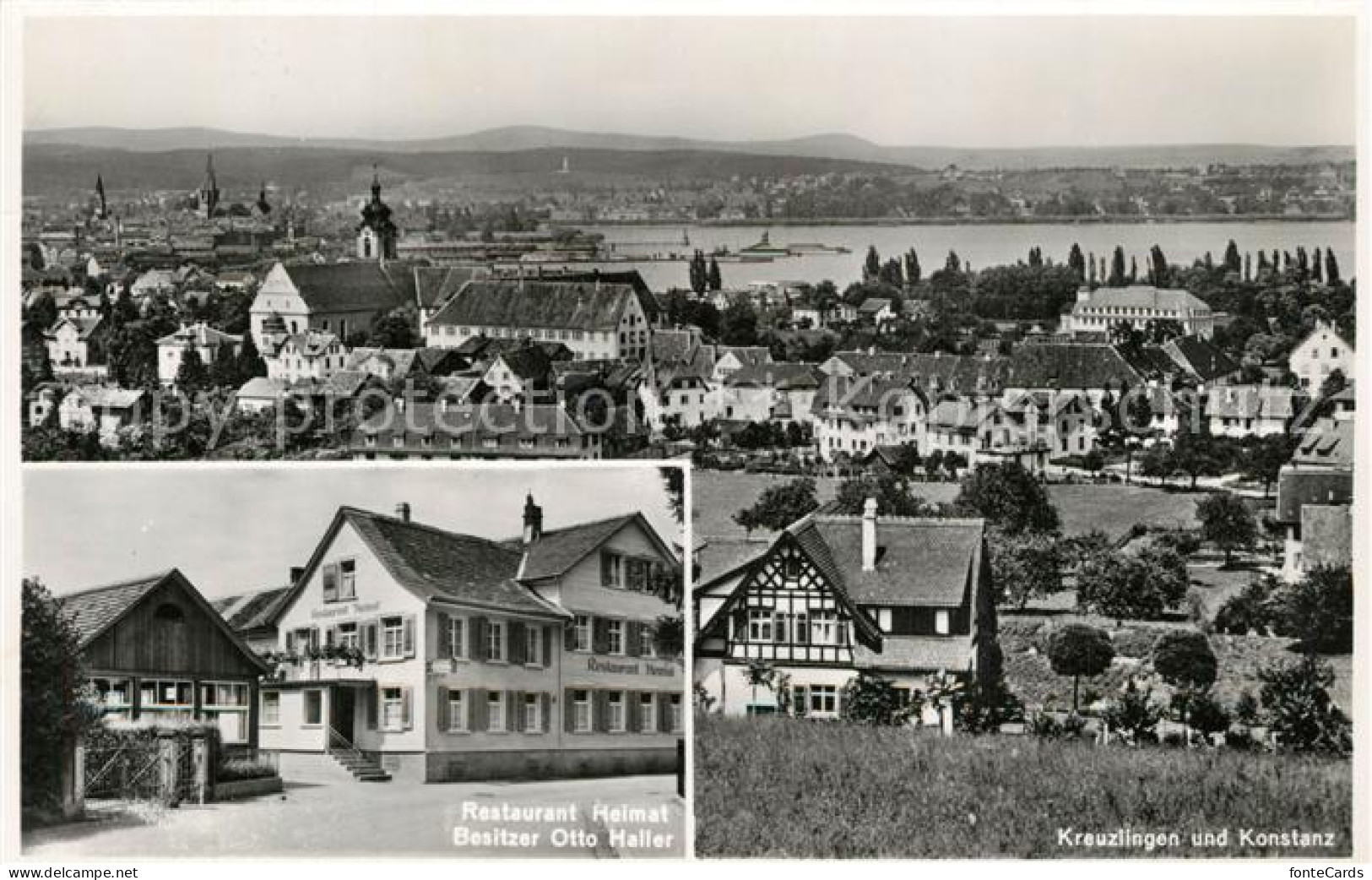 13373112 Kreuzlingen Bodensee Und Konstanz Restaurant-Heimat Besitzer Otto Halle - Sonstige & Ohne Zuordnung