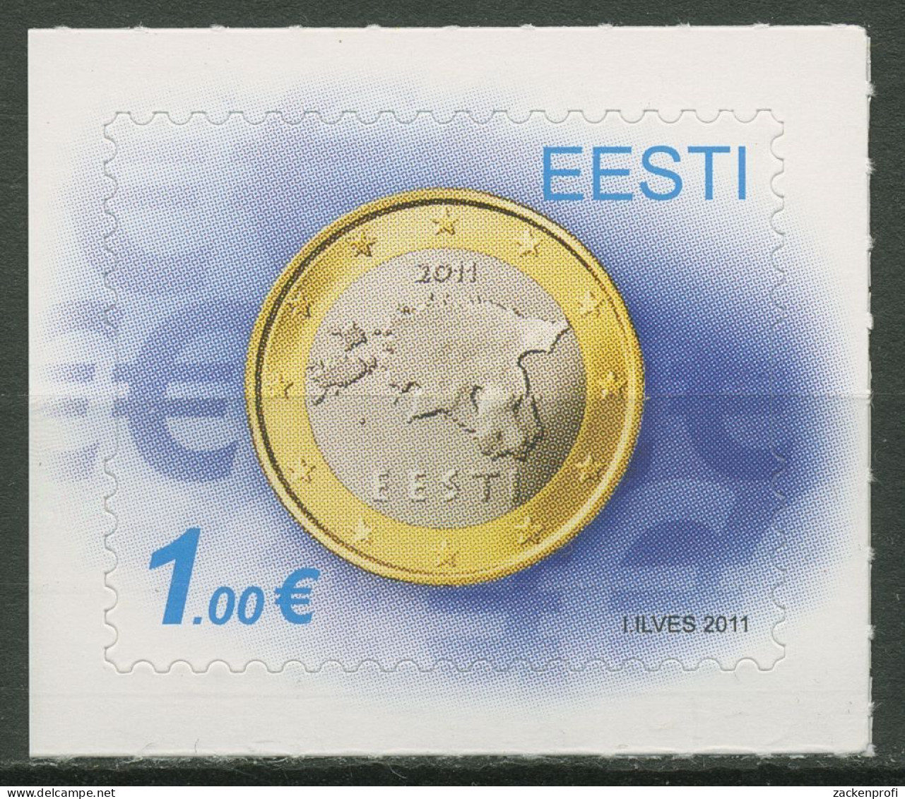 Estland 2011 Euro-Währung 1-Euro-Münze 681 Postfrisch - Estonie