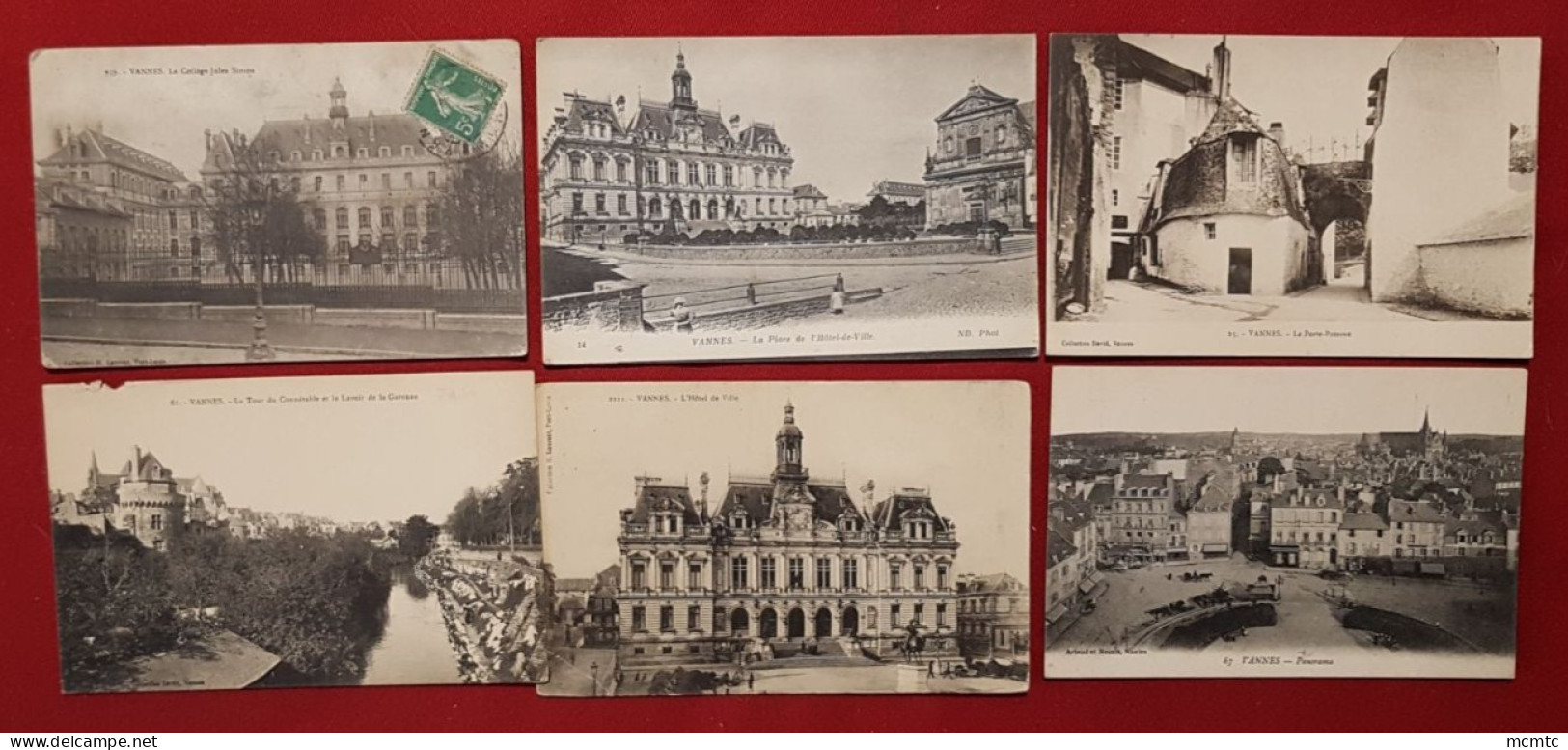 21 Cartes -  Vannes-  (56 - Morbihan ) - Vannes