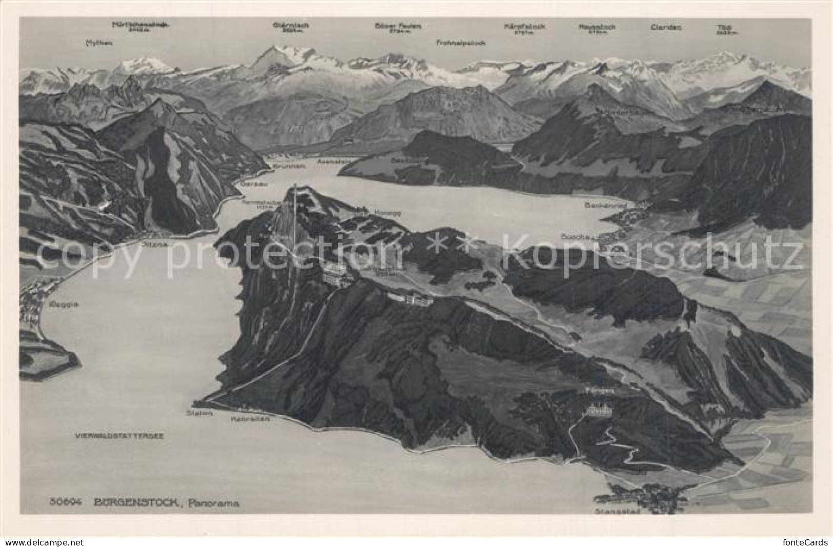 13372450 Buergenstock Vierwaldstaettersee Alpenpanorama Aus Der Vogelperspektive - Otros & Sin Clasificación