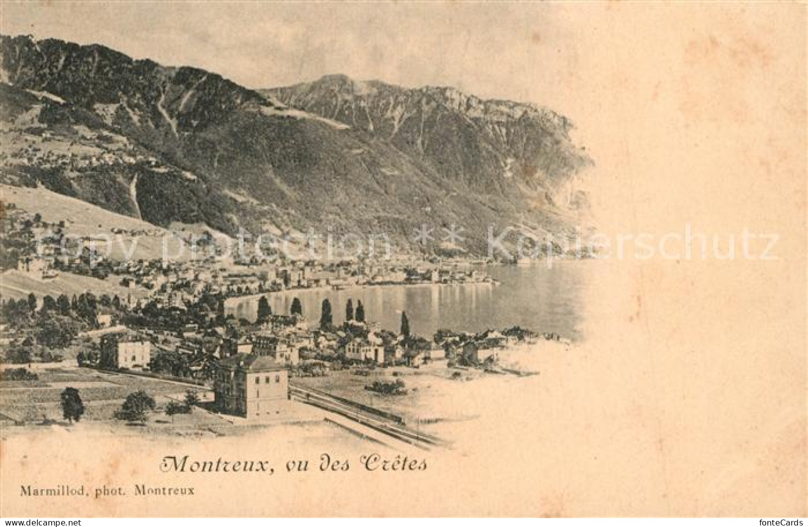 13369154 Montreux VD Vu Des Cretes  Montreux VD - Autres & Non Classés