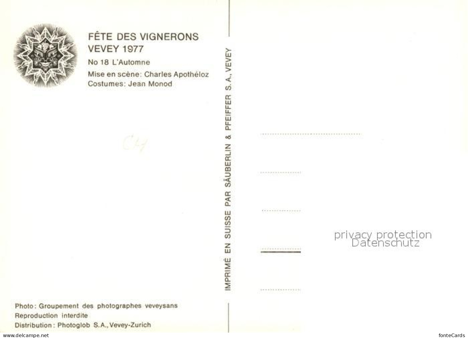 13368150 Vevey VD Fete Des Vignerons Vevey VD - Autres & Non Classés