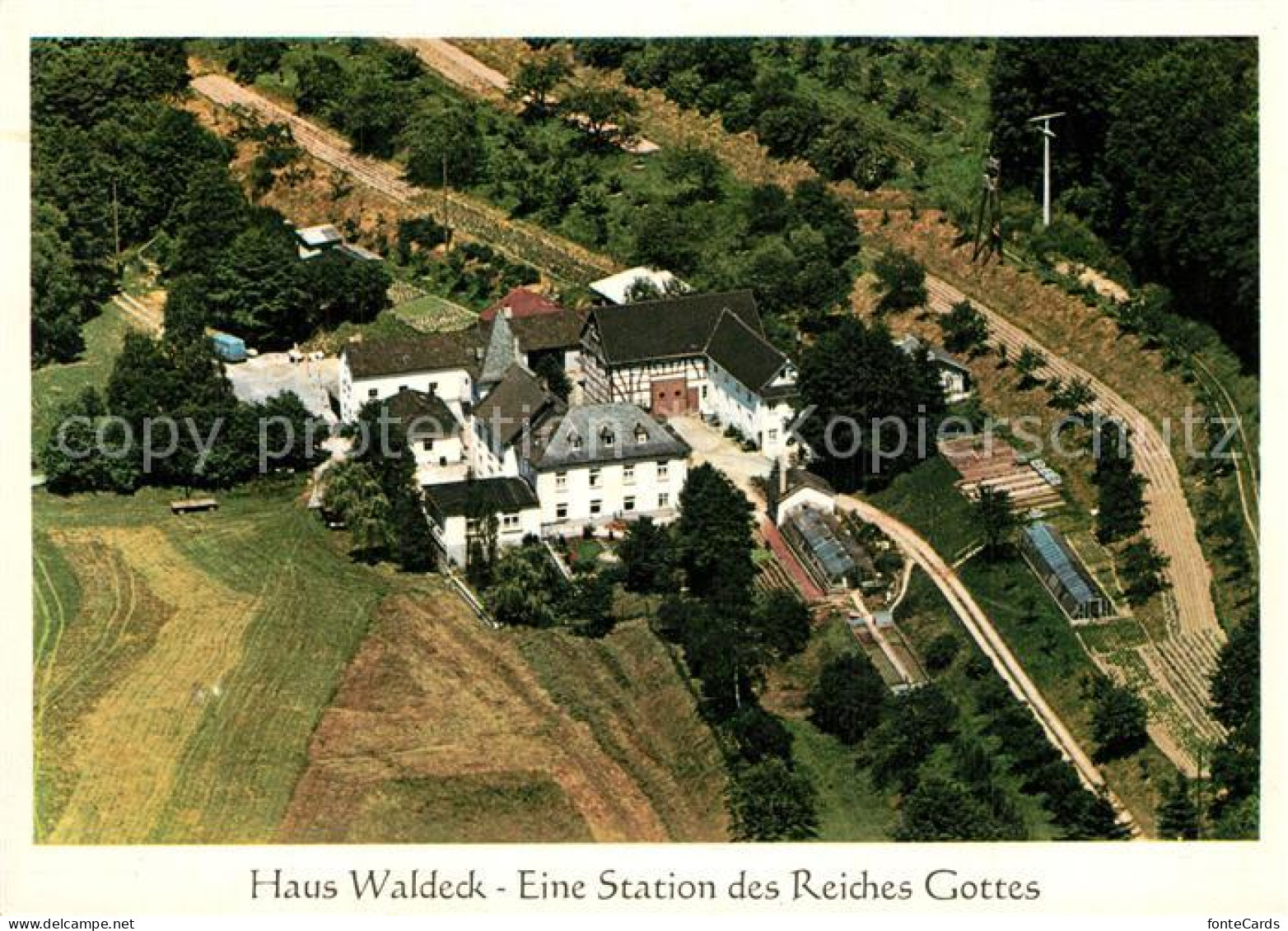 13365862 Cartigny Geneve Haus Waldeck Chateau Fliegeraufnahme Cartigny Geneve - Sonstige & Ohne Zuordnung